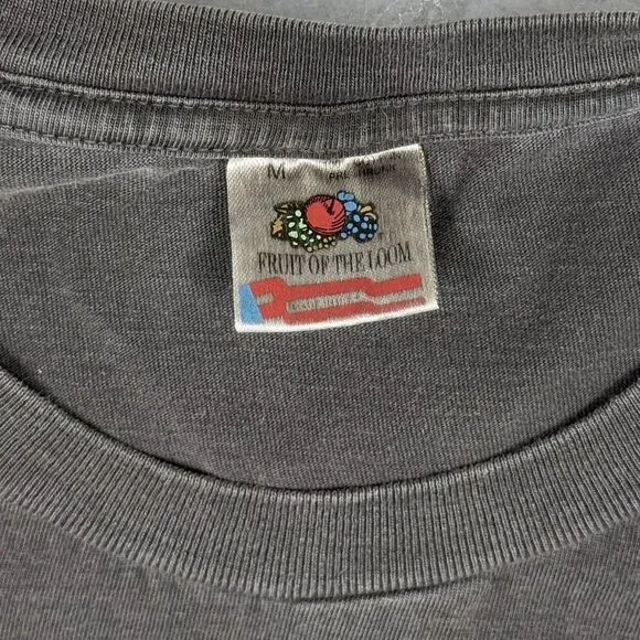 USA Thunder Lightning Bald Eagle Faded Modern Reprint Travis Scott Style - M/L - Picture 4 of 7